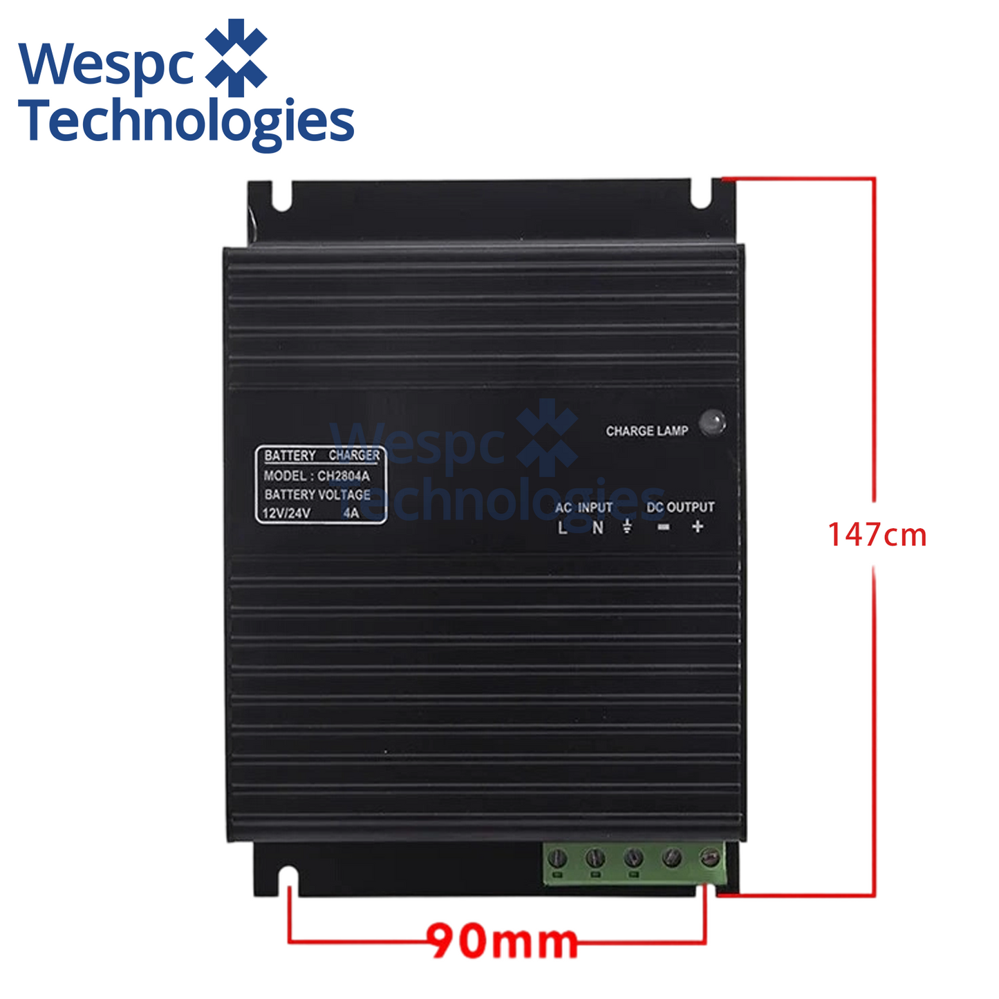CH2804A Intelligent Battery Charger 12V/24V Auto Identification 4A Float Charging Module