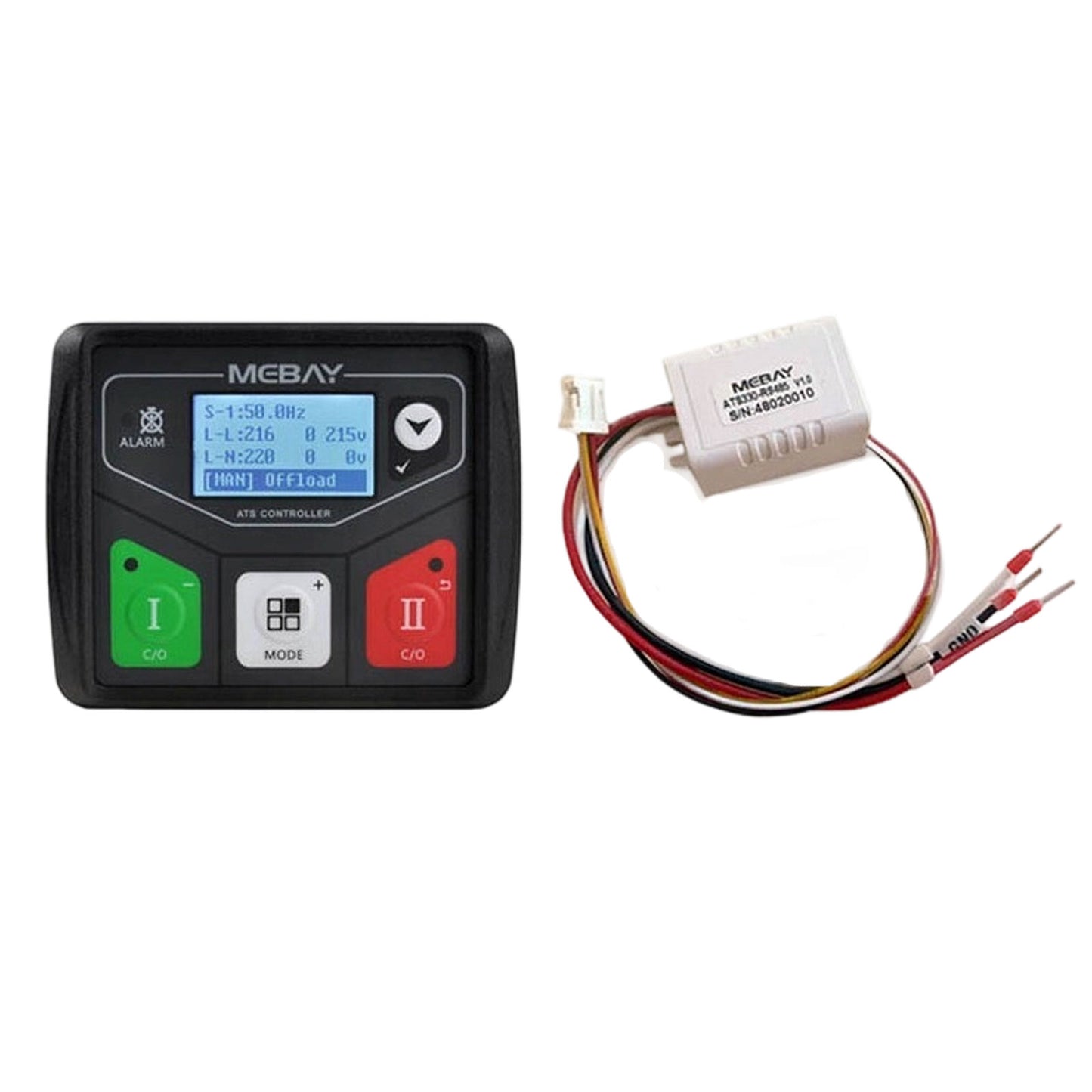 Original Mebay ATS330 Remote ATS Controller Set With RS485 Expansion Module