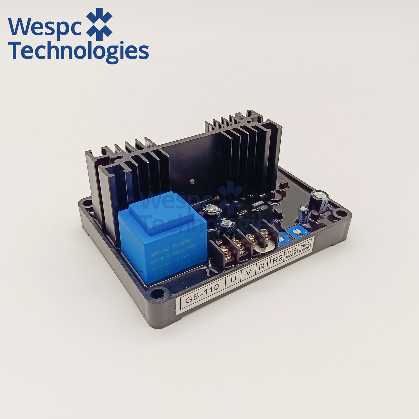 GB-110 AVR Automatic Voltage Regulator Replacement Spare Part Fits STC Three Phase Brush Diesel Generator Set