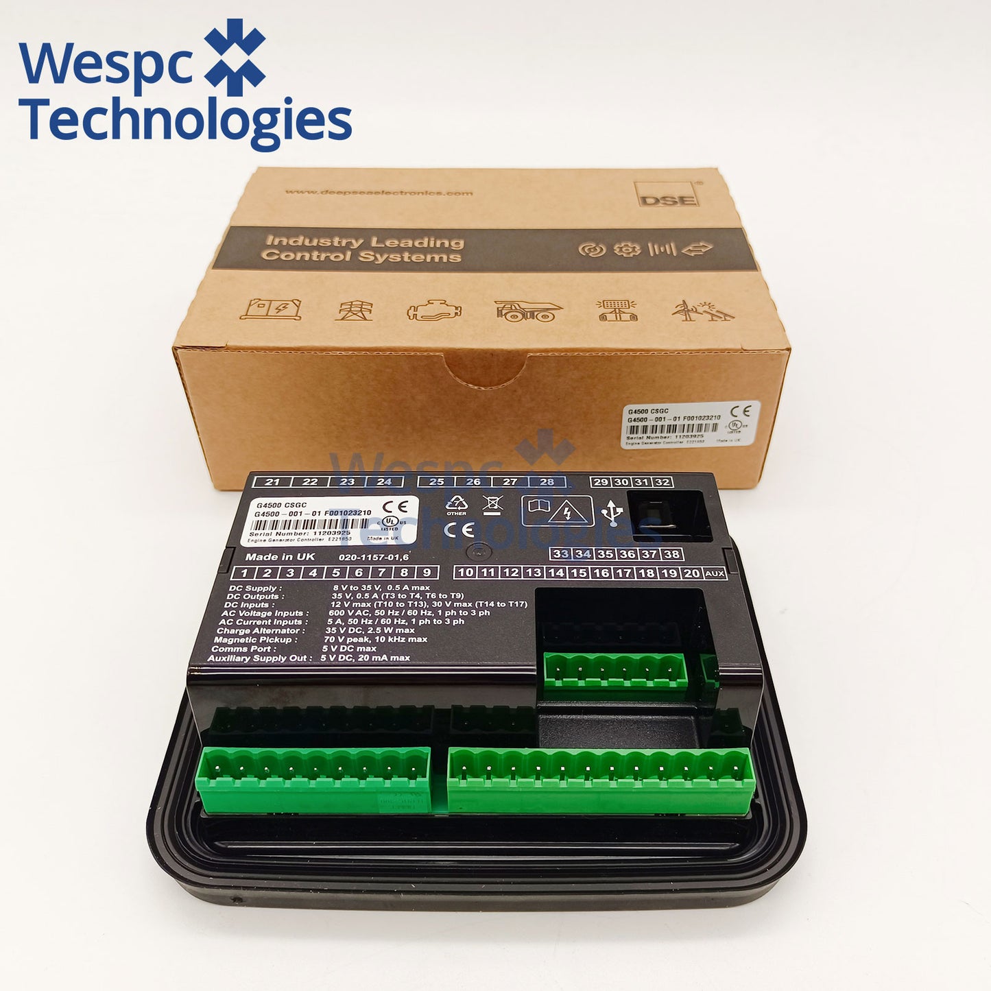 Original DSEG4500 DeepSea AMF Generator Controller Replace DSE4610 DSE4620 Auto Start Genset Control Module