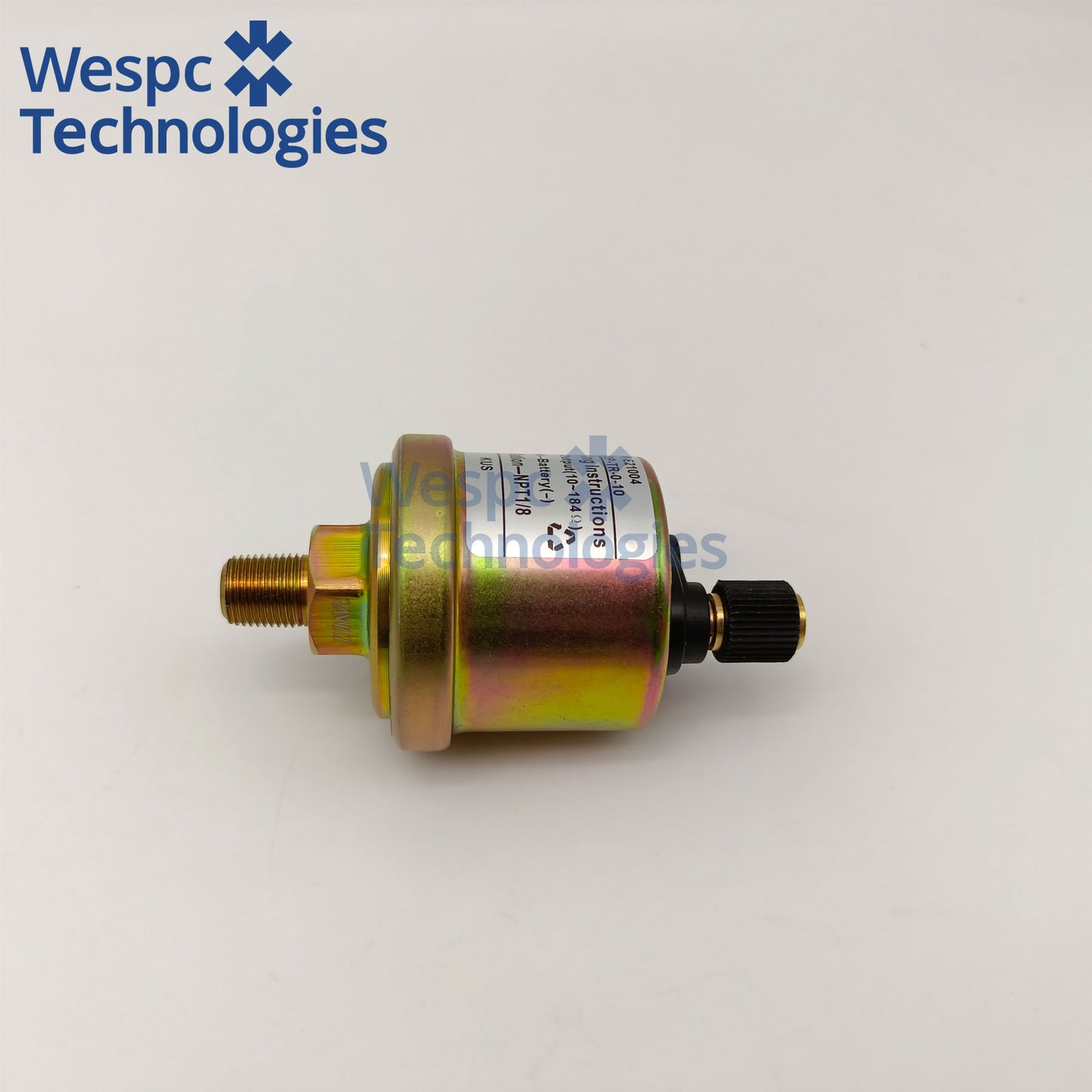 Original KUS KE21004 Oil Pressure Sensor 360-081-030-015C 0.8Bar Alarm Dual M4 Terminals 1/8-18NPT Thread Low Pressure