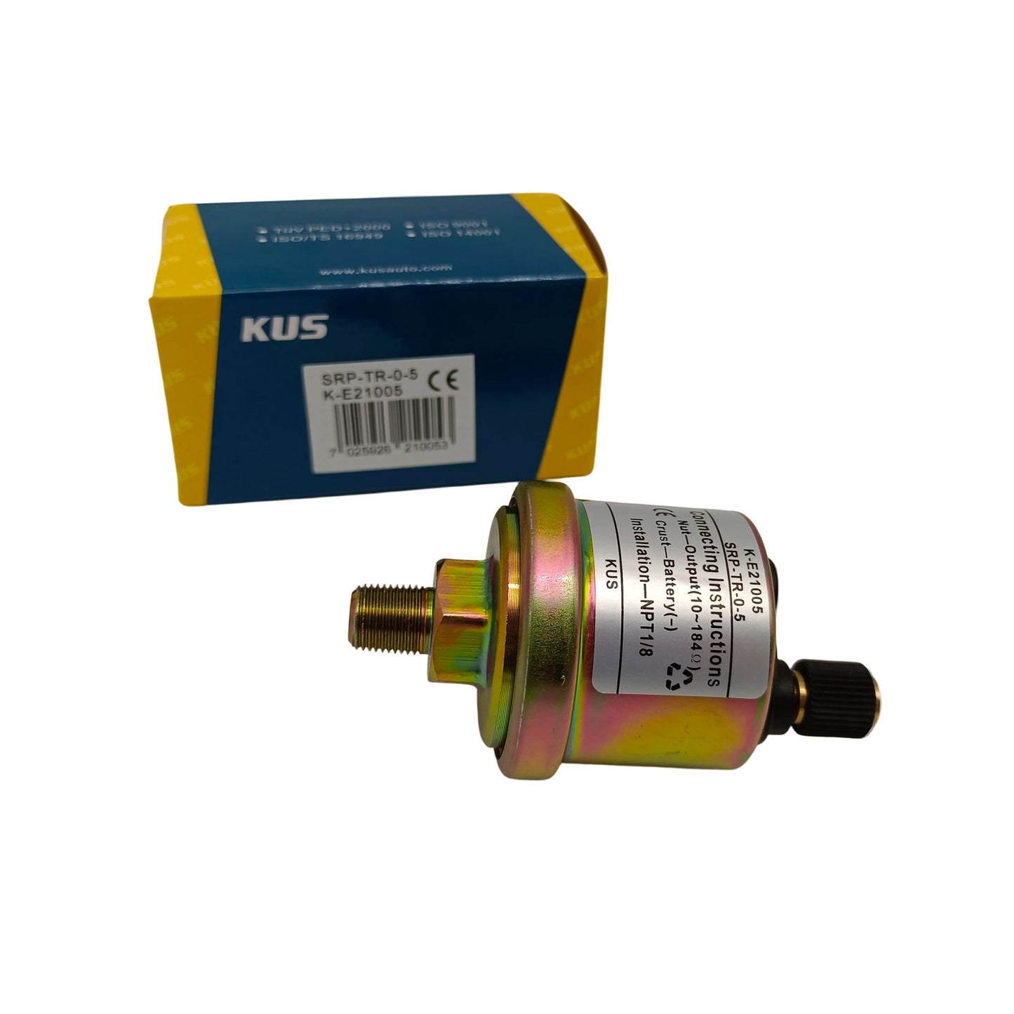 Original KE21005 KUS Oil Pressure Sensor VDO 360-081-029-004C Generator parts Thread NPT1/8