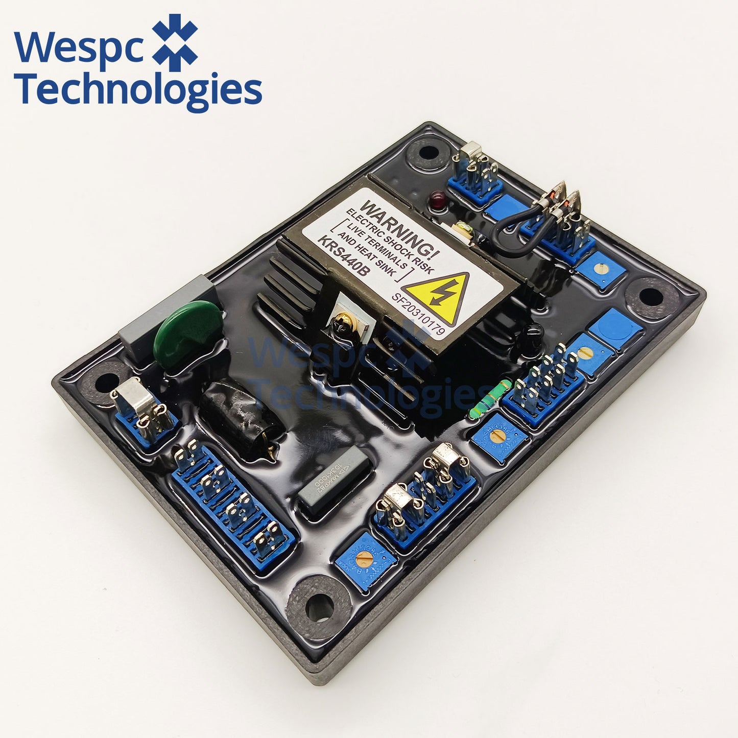 KRS440B AVR Automatic Voltage Regulator Compatible with SX440 AS440 Brushless Diesel Generator Stabilizer Wespc