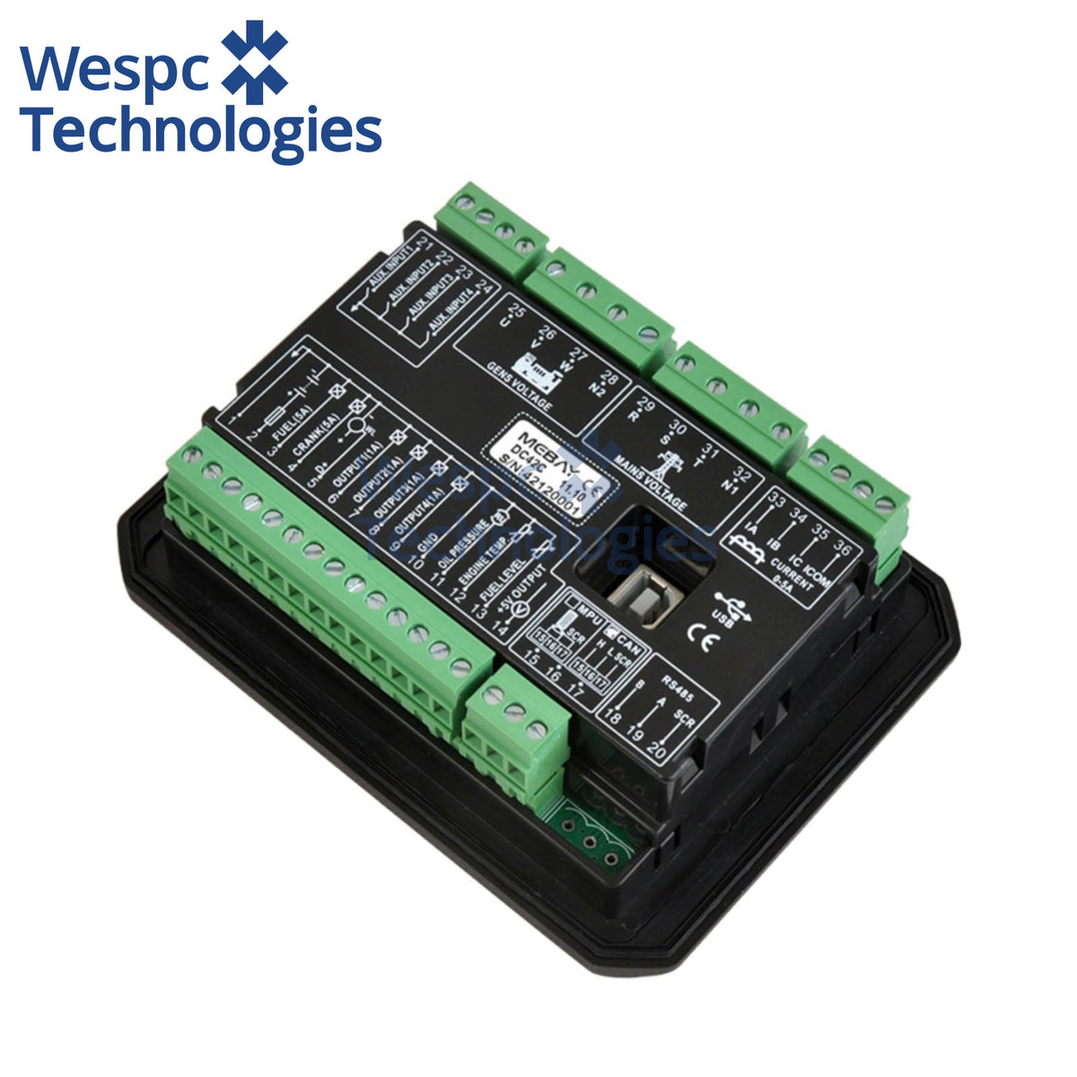 Original Mebay DC42C AMF Generator Controller Module Parameter Monitoring