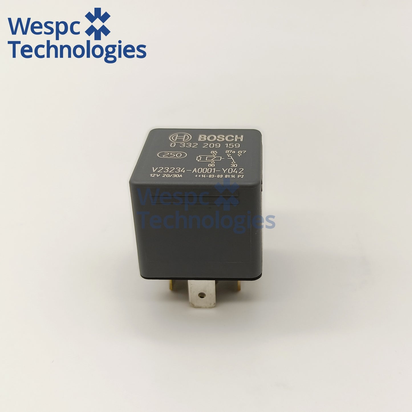 Original Bosch 0332209159 12V 20/30A 5 Pin Mini Changeover Relay
