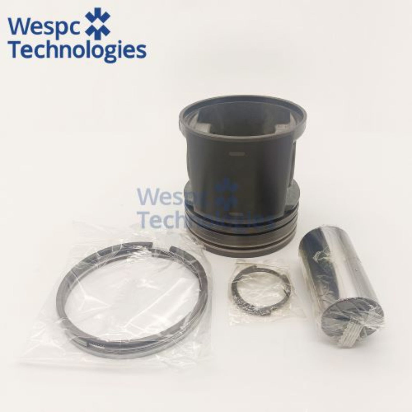 WESPC 4115P015 Piston and Ring Kit Fits Perkins Engines 1103C-33T 1104C-44T 1104A-44TA – Durable Engine Rebuild Component