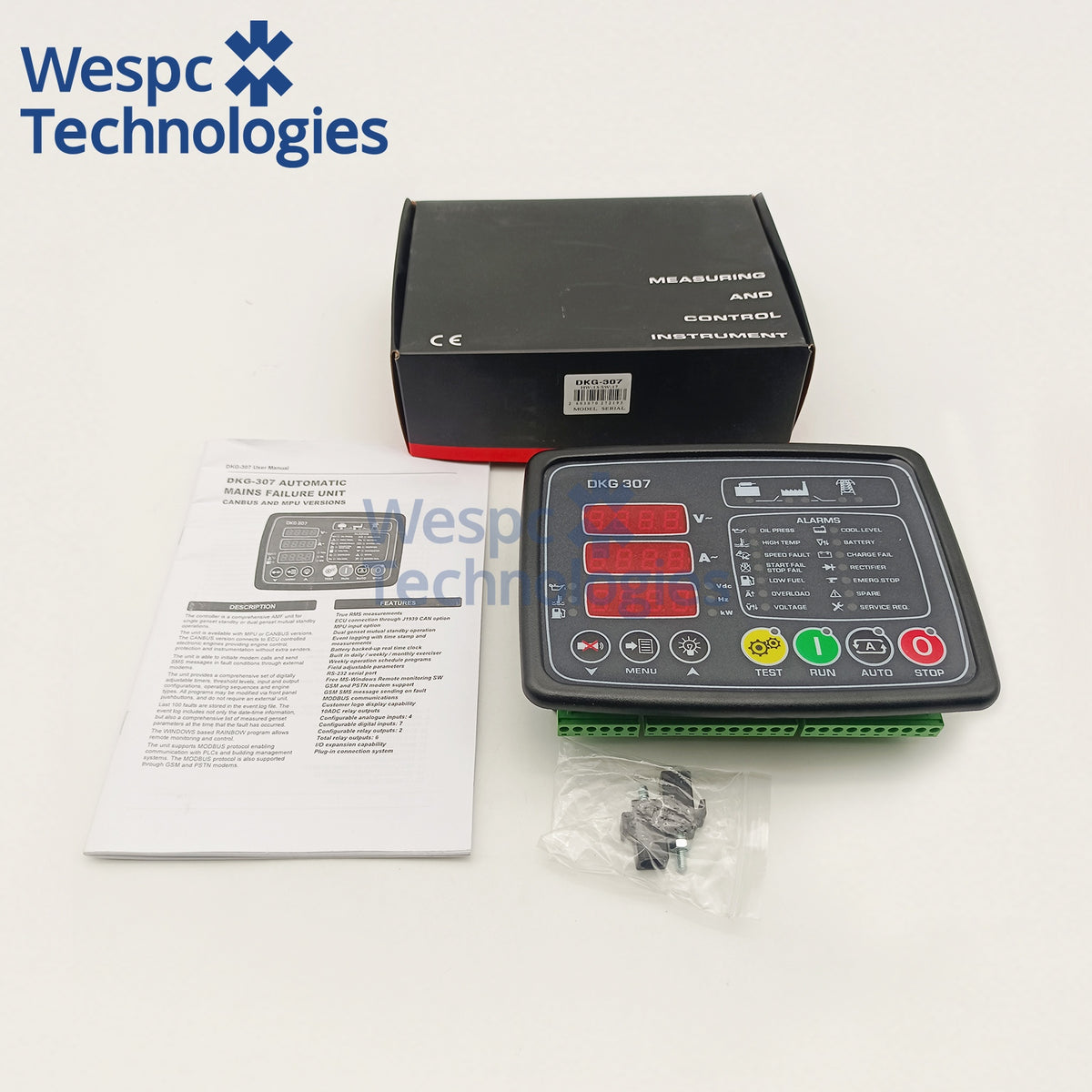 DKG-307 DKG307 Automatic Start Mains Failure Panel Control Module Generator AMF