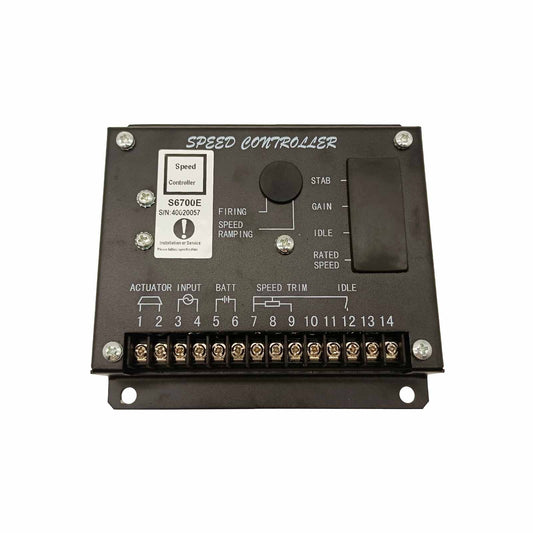 S6700E Electronic Speed Controller Governor Unit 24V DC For Diesel Generator Genset EFC Actuator Replacement