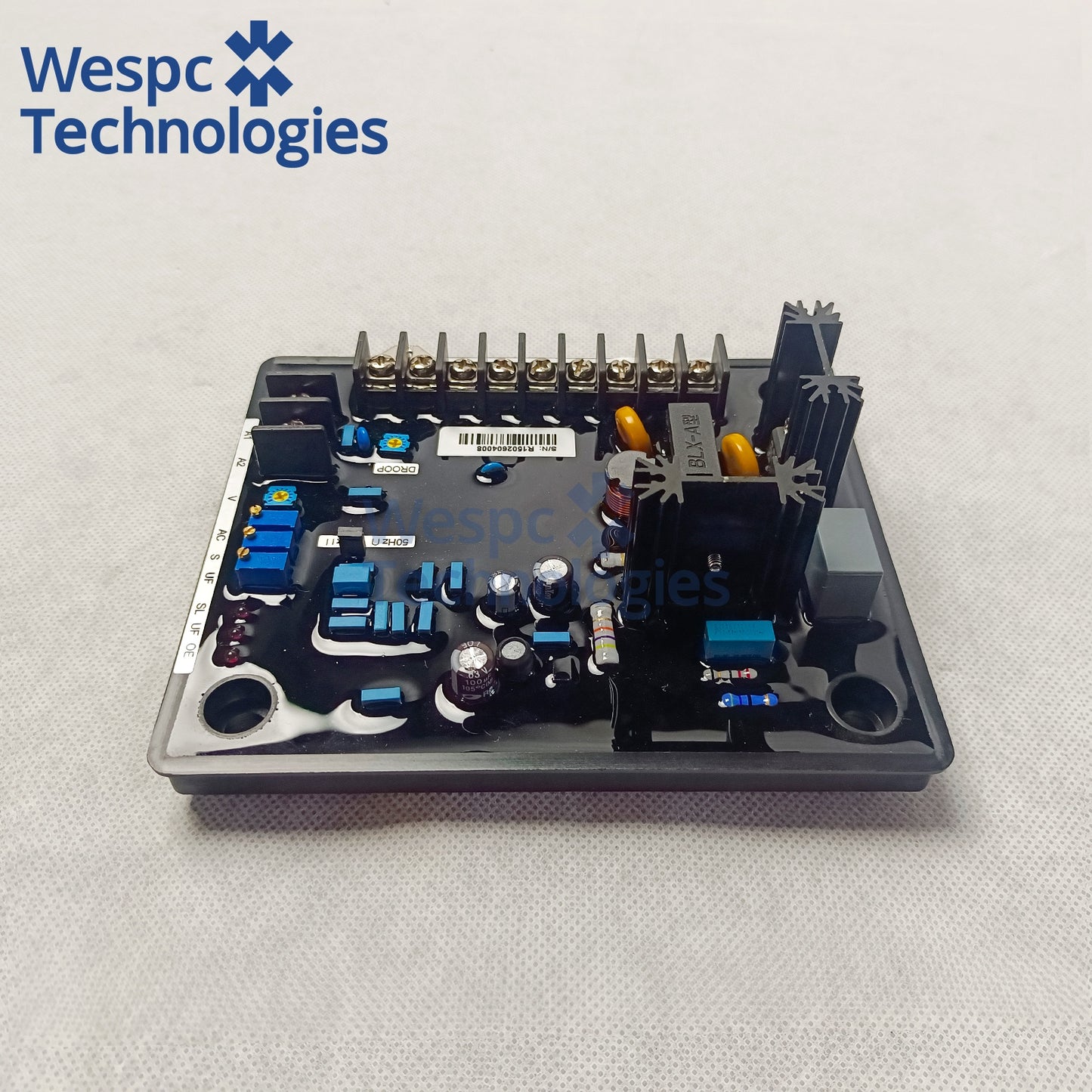 Original Leroy Somer R150 AVR Automatic Voltage Regulator 6A Continuous Excitation 50/60Hz Jumper Adjustable Remote Voltage