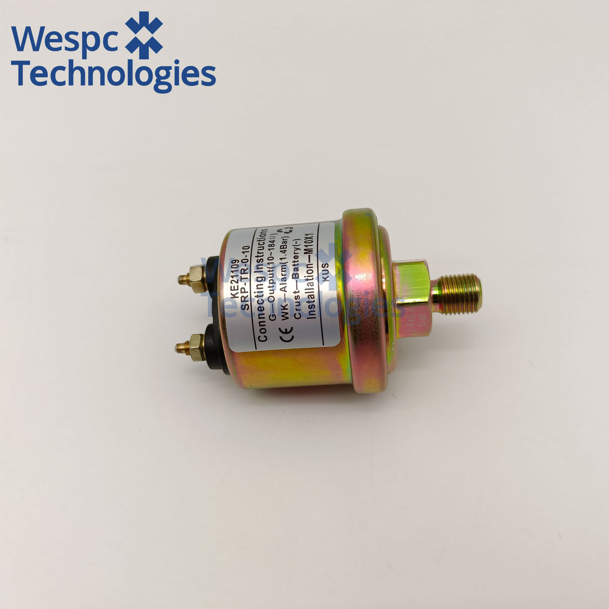 Original KUS KE21109 Oil Pressure Sensor Generator Parts with Alarm 1.4bar K-E21109 M10×1(0-10bar) for Car Motorcycle Tractor Parts