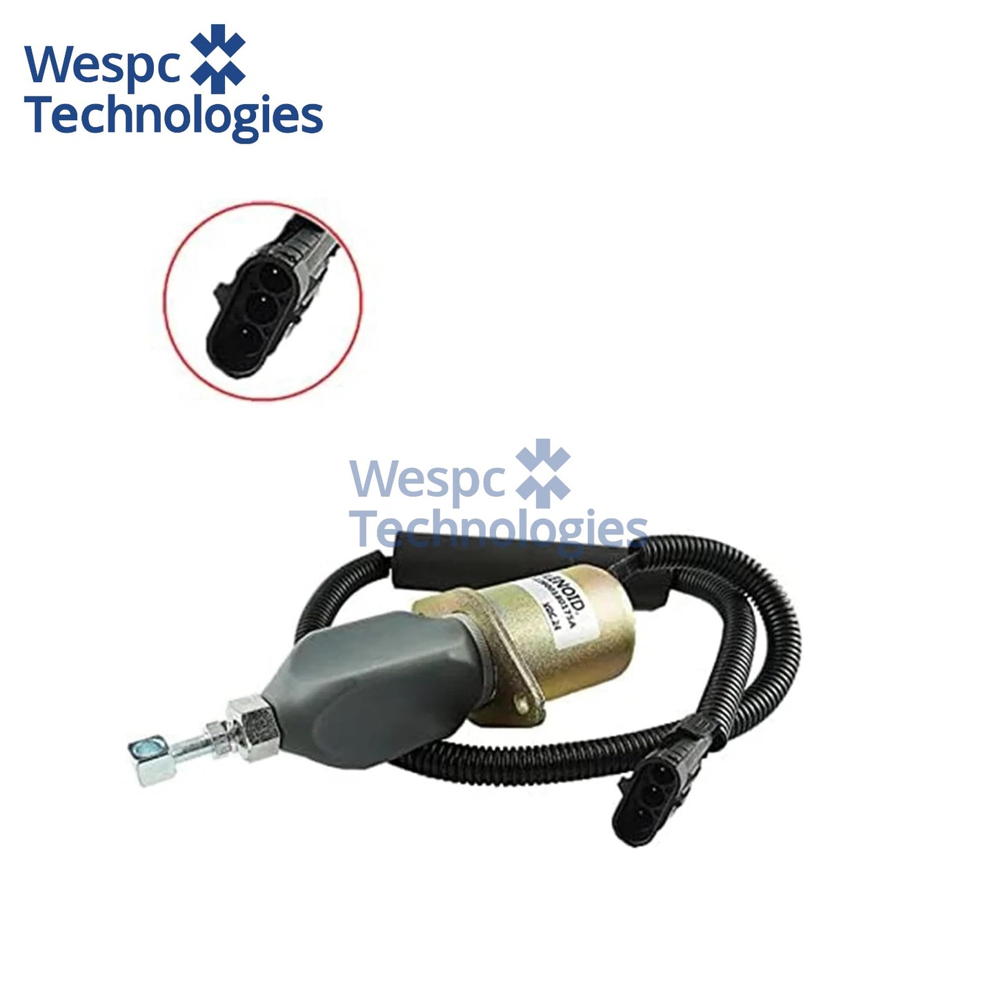 612600180175 24V Fuel Shutoff Solenoid Valve | For Weichai Engine Loader