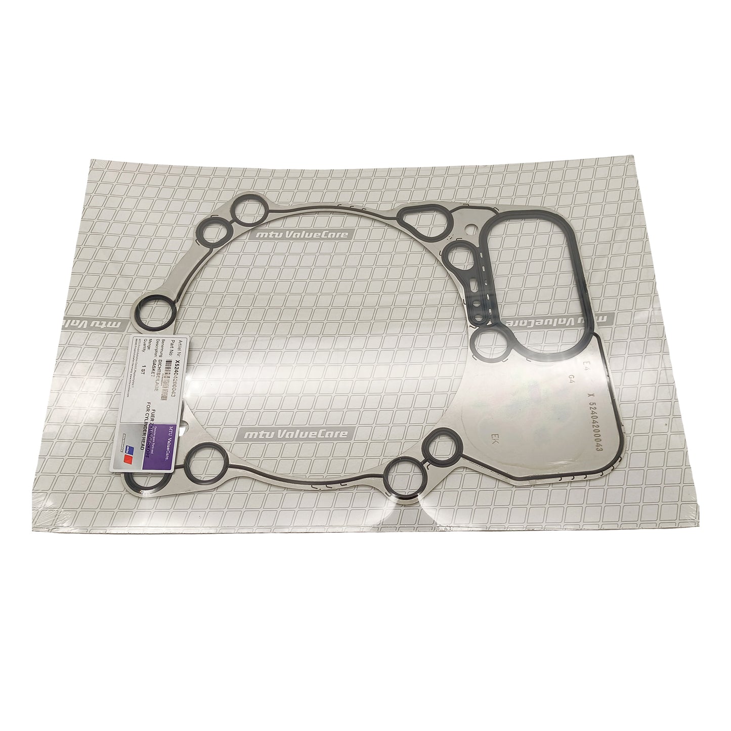 Original X52404200043 Cylinder Head Gasket Fit MTU 8V 12V 16V 20V4000 Diesel Engine Generator Marine Engine Spare Part