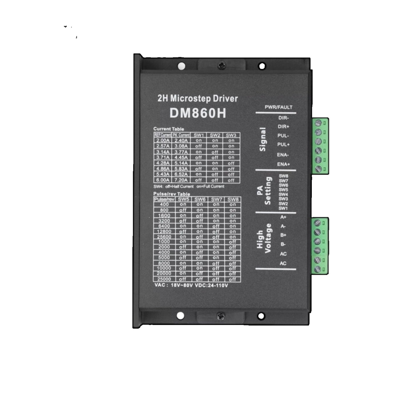 Original DM860H Stepper Motor Driver PWM Motor Driver Controller Nema 34 2 Phase