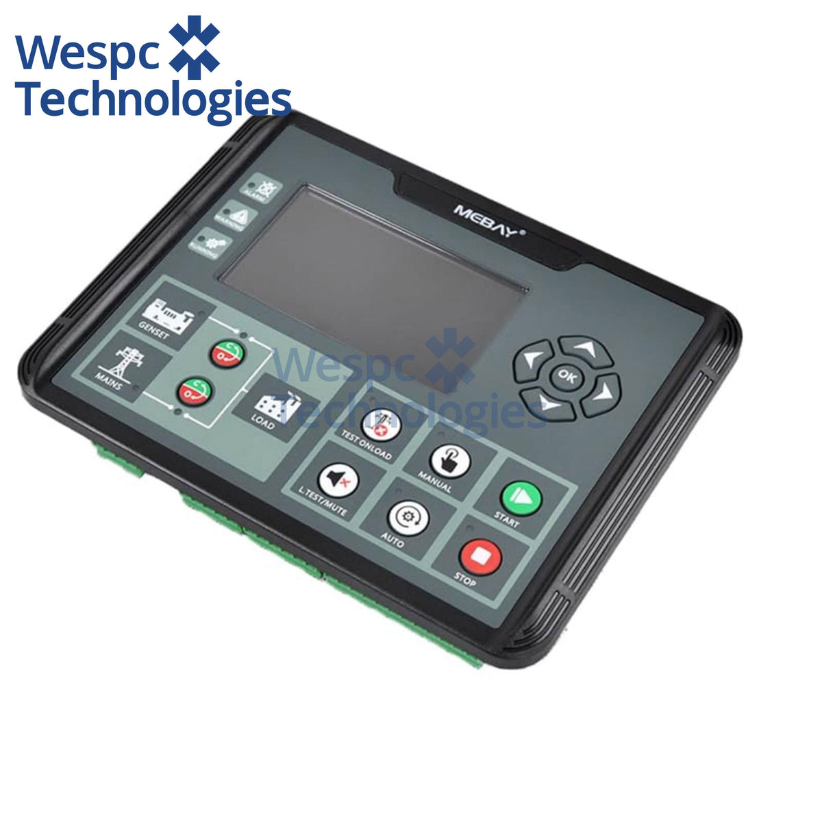 Original Mebay DC72DR MK2 AMF Generator Controller Replaced by DC72DR MK3 LCD Display Self-Starting Control Board