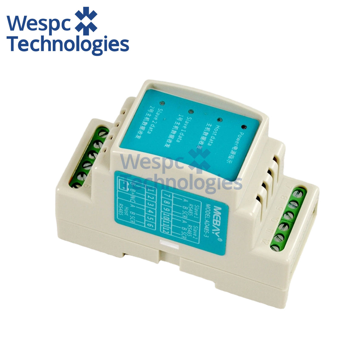 Original Mebay AD485-3 RS485 Interface Expansion Module For Modbus-RTU Protocol
