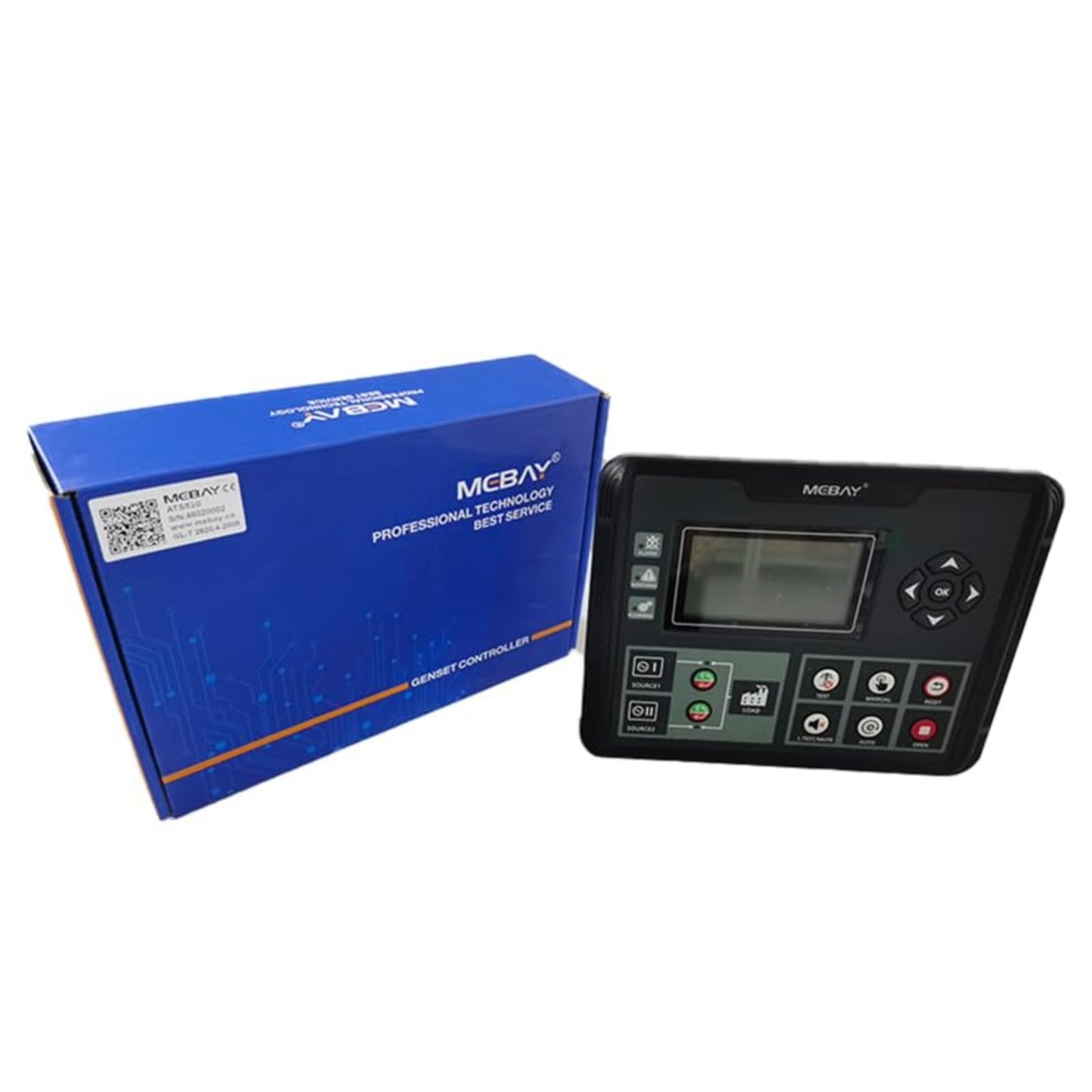 Original  MEBAY ATS520IR Diesel Generator Controller Dual Power Switch ATS Control Module