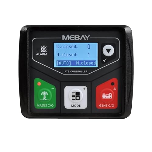 Original Mebay ATS320AC Generator ATS Controller Panel Automatic Transfer Switch With USB