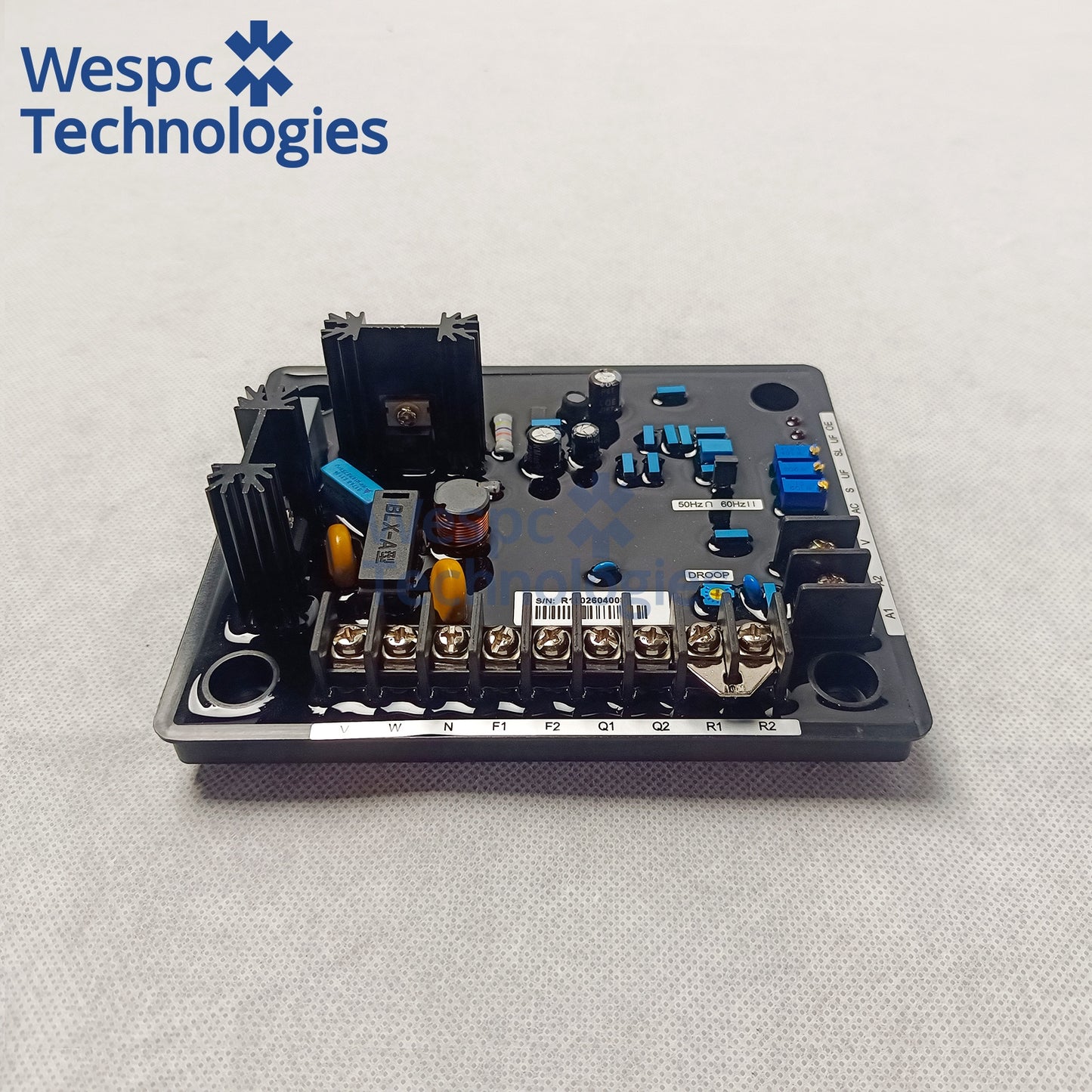 Original Leroy Somer R150 AVR Automatic Voltage Regulator 6A Continuous Excitation 50/60Hz Jumper Adjustable Remote Voltage