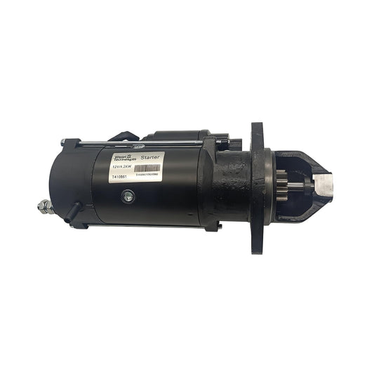WESPC T410861 Starter Motor 12V 10T for Perkins 1104D-E44T 1104D-E44TA 1106A-70T 1106D-E66TA Diesel Engines