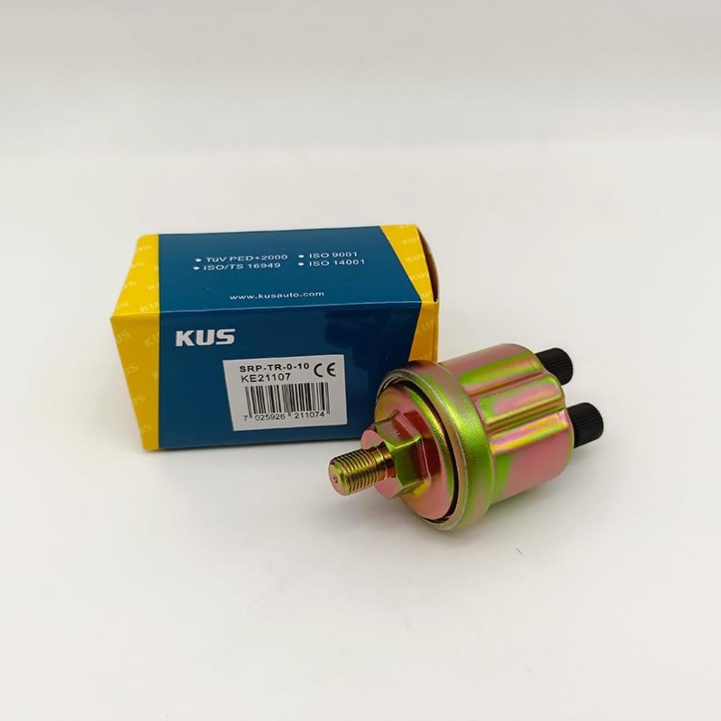 Original Kus KE21107 Kus Oil Pressure Sensor Switch M10×1(0-10bar) Alarm System 1.4 Bar Generator Parts K-E21107