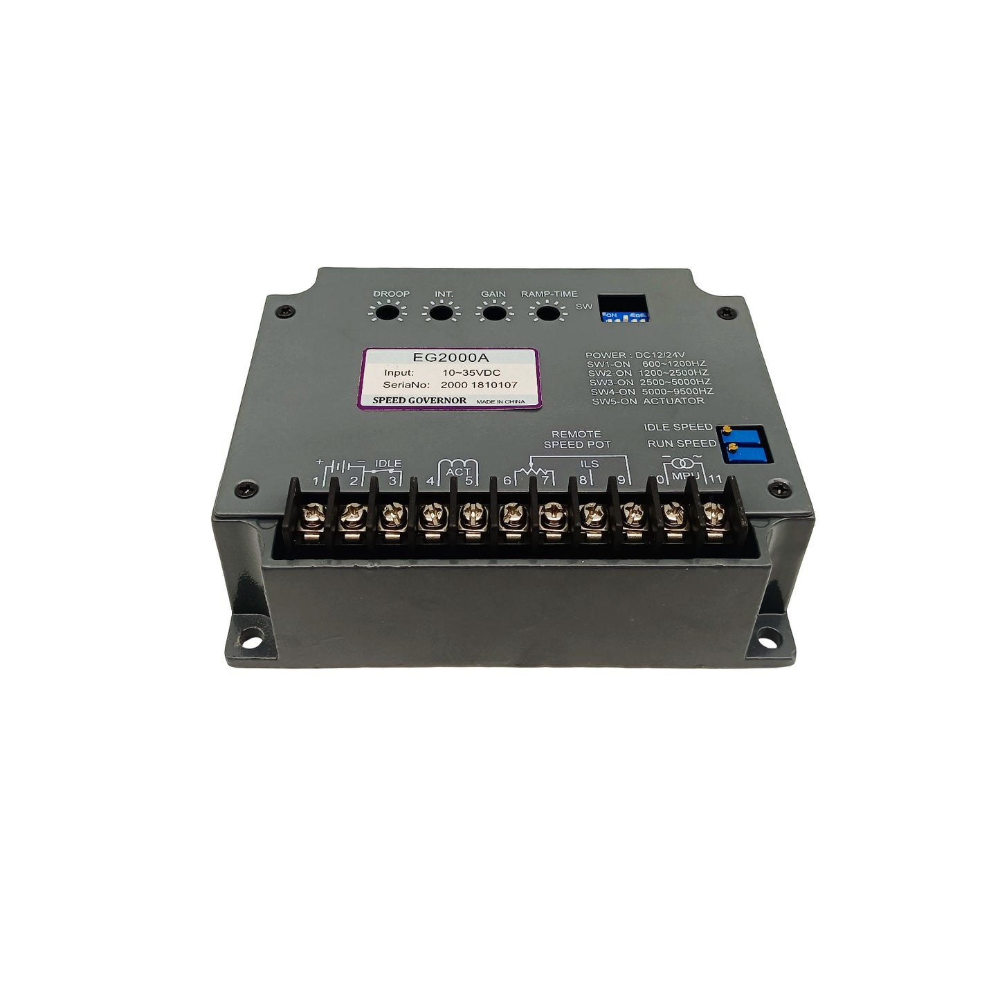 Electronic Governor EG2000 Generator Set Governor DC Electronic Speed Controller