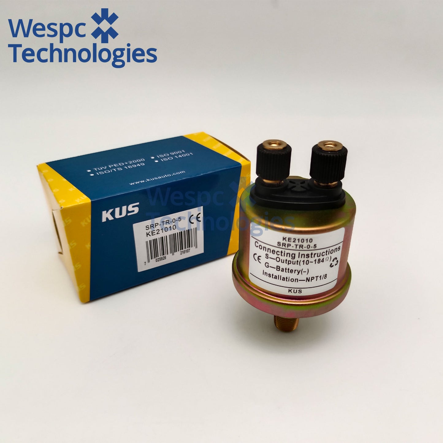 Original KE21010 KUS VDO 360-081-032-001C 0-5bar Oil Pressure Sensor Generator Parts