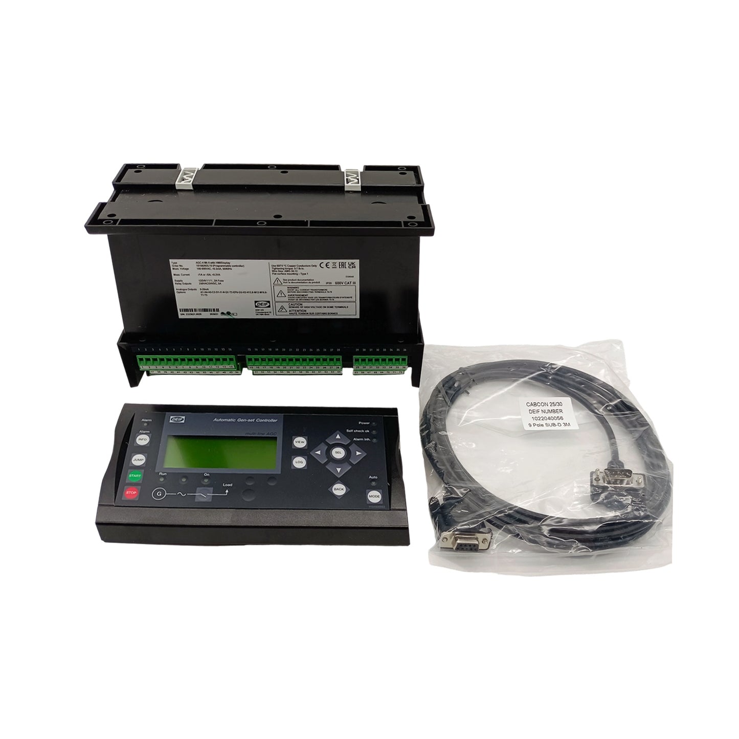 Genuine DEIF AGC-4 MKII Advanced Genset Paralleling Controller Multi-unit Synchronization Power Management AMF Generator Control Module