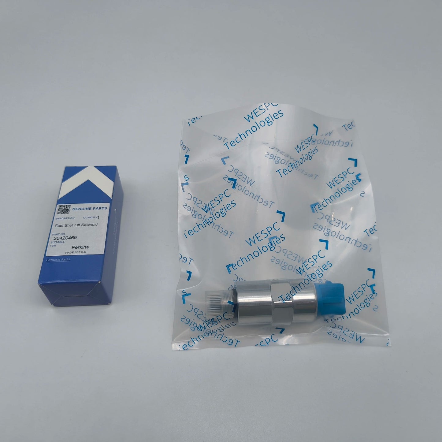 26420469 12V Fuel Cut-off Stop Solenoid Valve WESPC Suitable for Perkins/Delphi 7185-900G