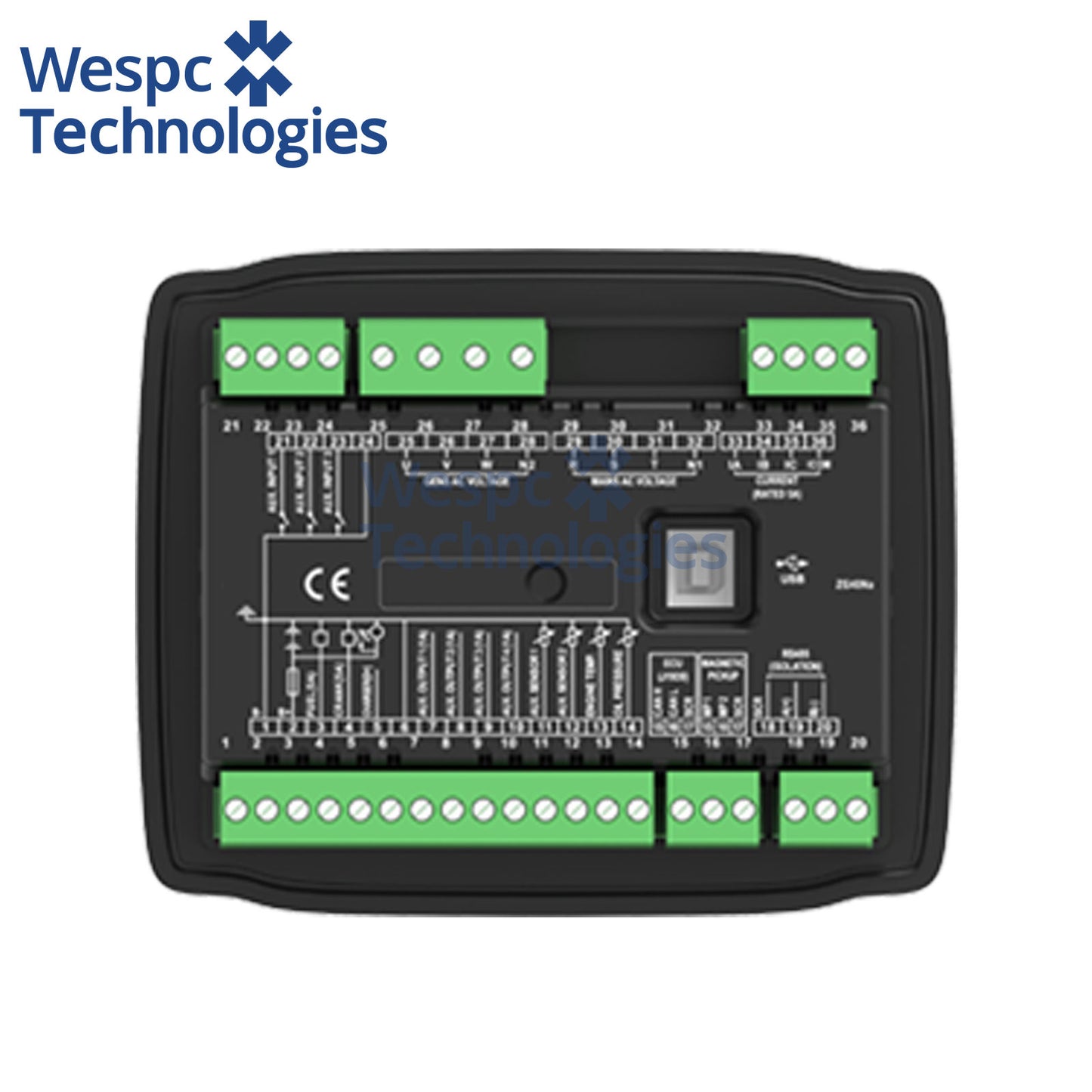 Original SmartGen HGM4010NC Self-start Genset Controller Auto Start Stop Control Panel RS485