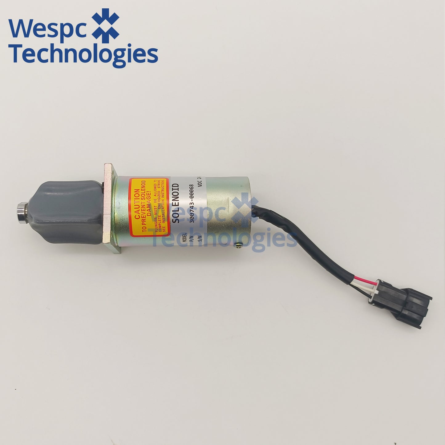 24V Shutdown Solenoid Valve 65.25900-6006A 300743-00068 For DAEWOO Doosan D1146T