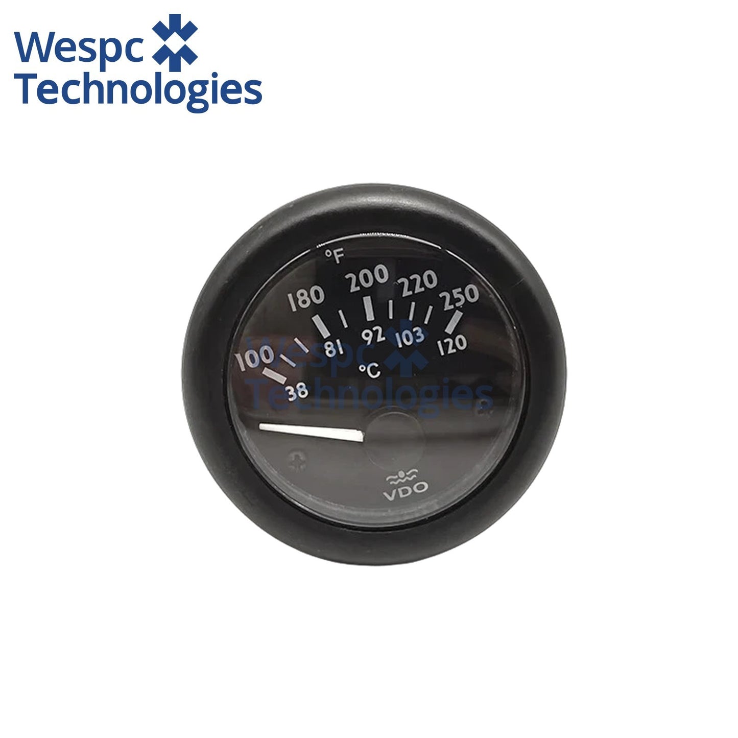 New VDO Water Temperature Gauge+VDO 1/2NPT 38~120C Water Thermometer 24V 52MM