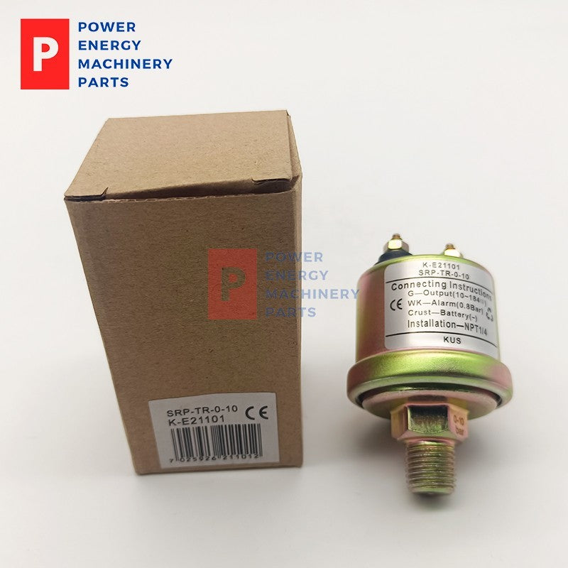 Original KUS KE21101 Mechanical Oil Pressure Sensor 0-10Bar NPT1/4 Thread 0.8Bar
