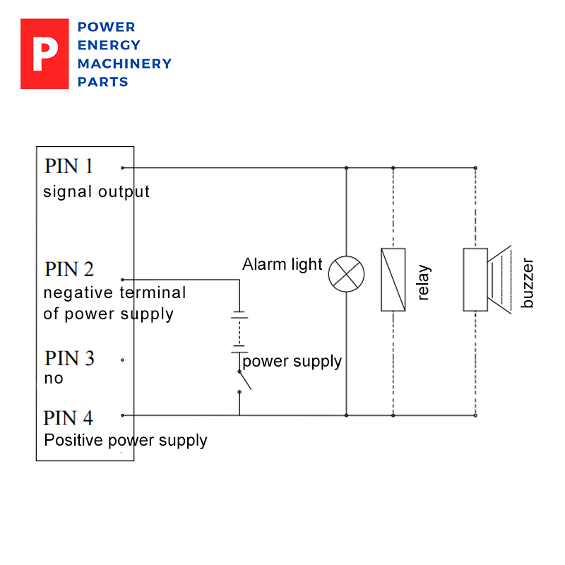 Original KUS JKE00840 Low Alarm Water Level Switch CSW-50 Sensor M14x1.5