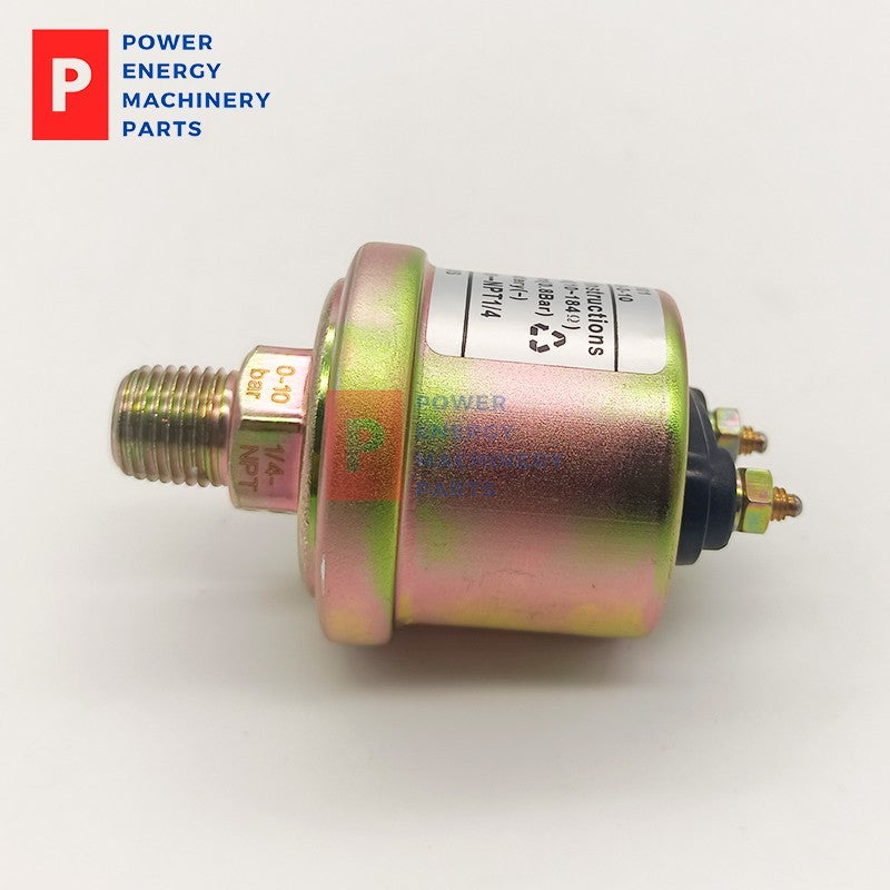 Original KUS KE21101 Mechanical Oil Pressure Sensor 0-10Bar NPT1/4 Thread 0.8Bar