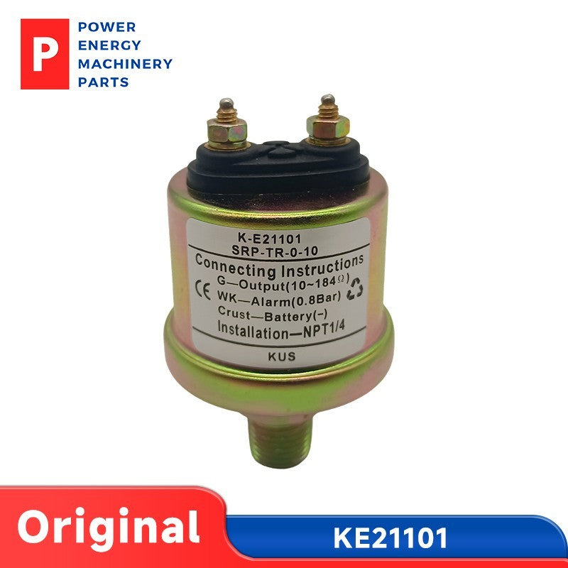 Original KUS KE21101 Mechanical Oil Pressure Sensor 0-10Bar NPT1/4 Thread 0.8Bar