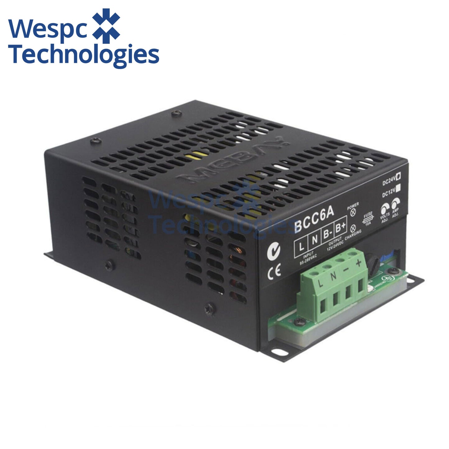 Original Mebay BCC6A 12V 24V Lead Acid Battery 3-Stage Float Automatic Charger