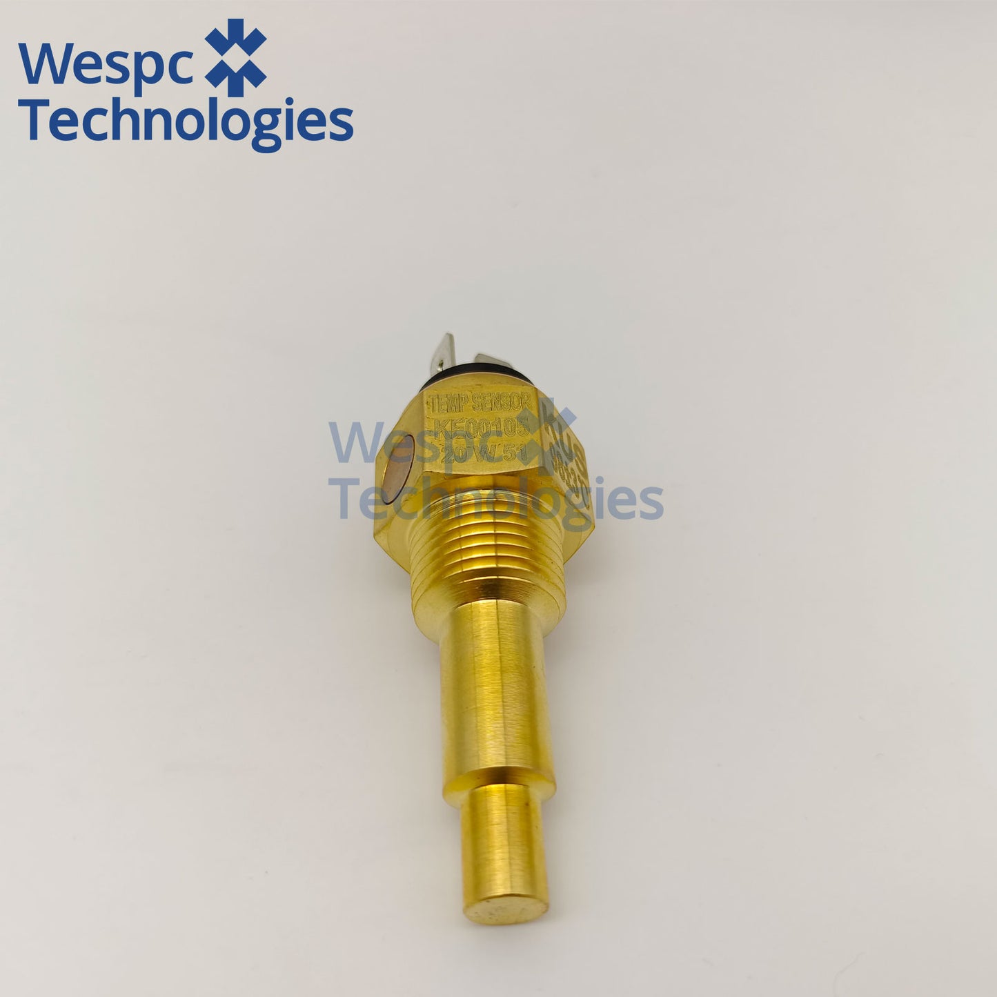 Original Genuine KUS KE00105 Coolant Water Temperature Sensor 3/8NPT Thread 98℃ Overheat Alarm Single Spade NTC Temp Sender