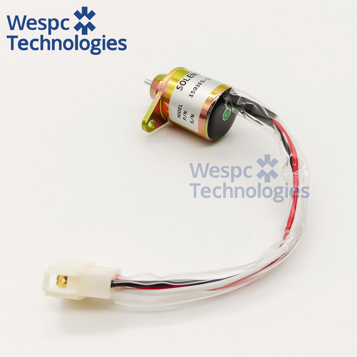 1503ES-12S5SUC5S 12V Fuel Shutoff Solenoid Valve SA-4562T 119653-77950 For Yanmar Hyundai R55-7 R60-7 Excavator Diesel Engine Stop Solenoid