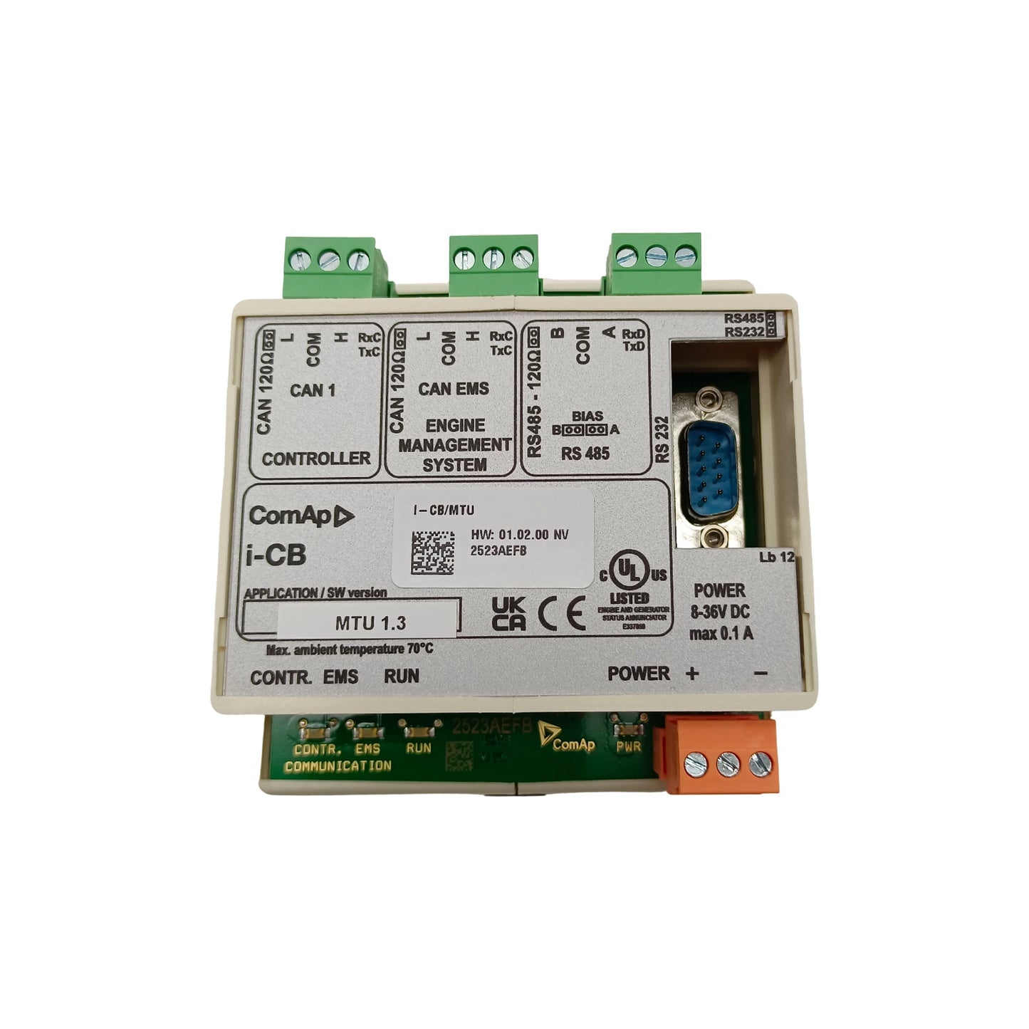 Original ComAp I‑CB/MTU ECU Communication Bridge Module For MTU 1600 2000 4000 Engine