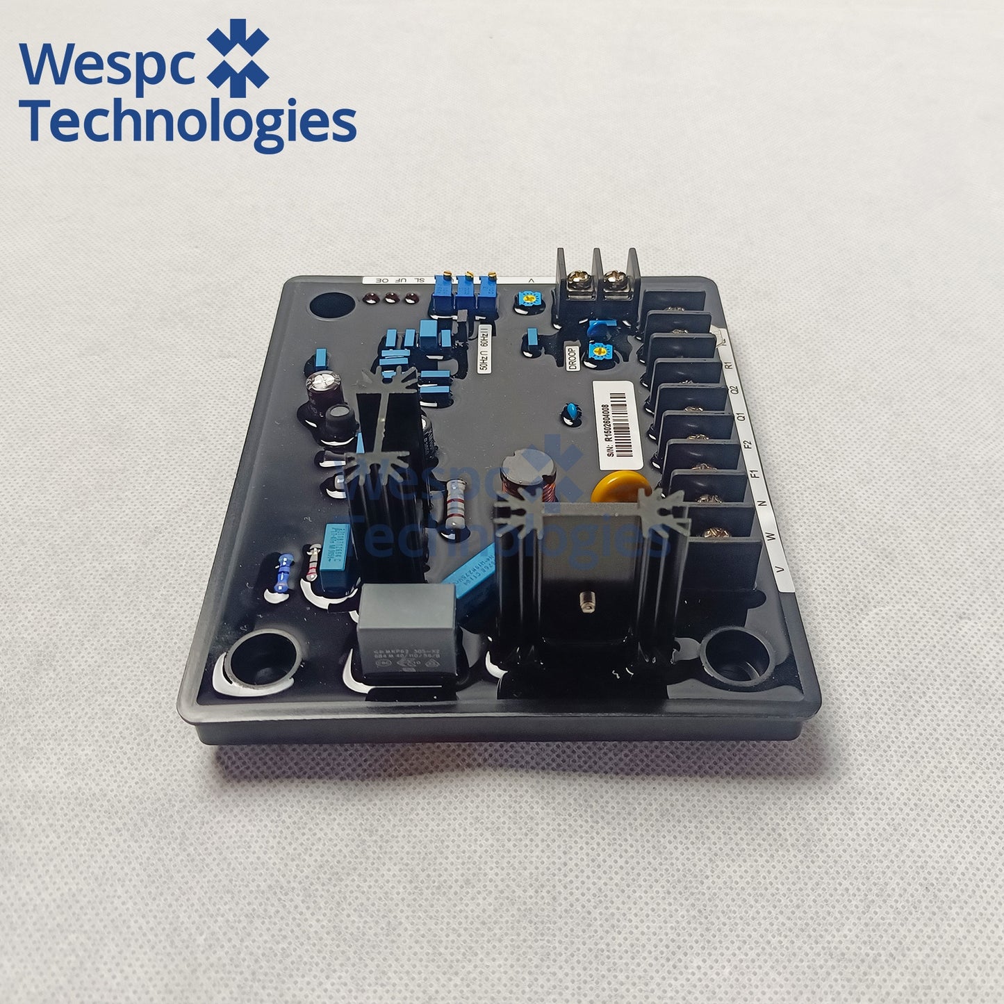 Original Leroy Somer R150 AVR Automatic Voltage Regulator 6A Continuous Excitation 50/60Hz Jumper Adjustable Remote Voltage