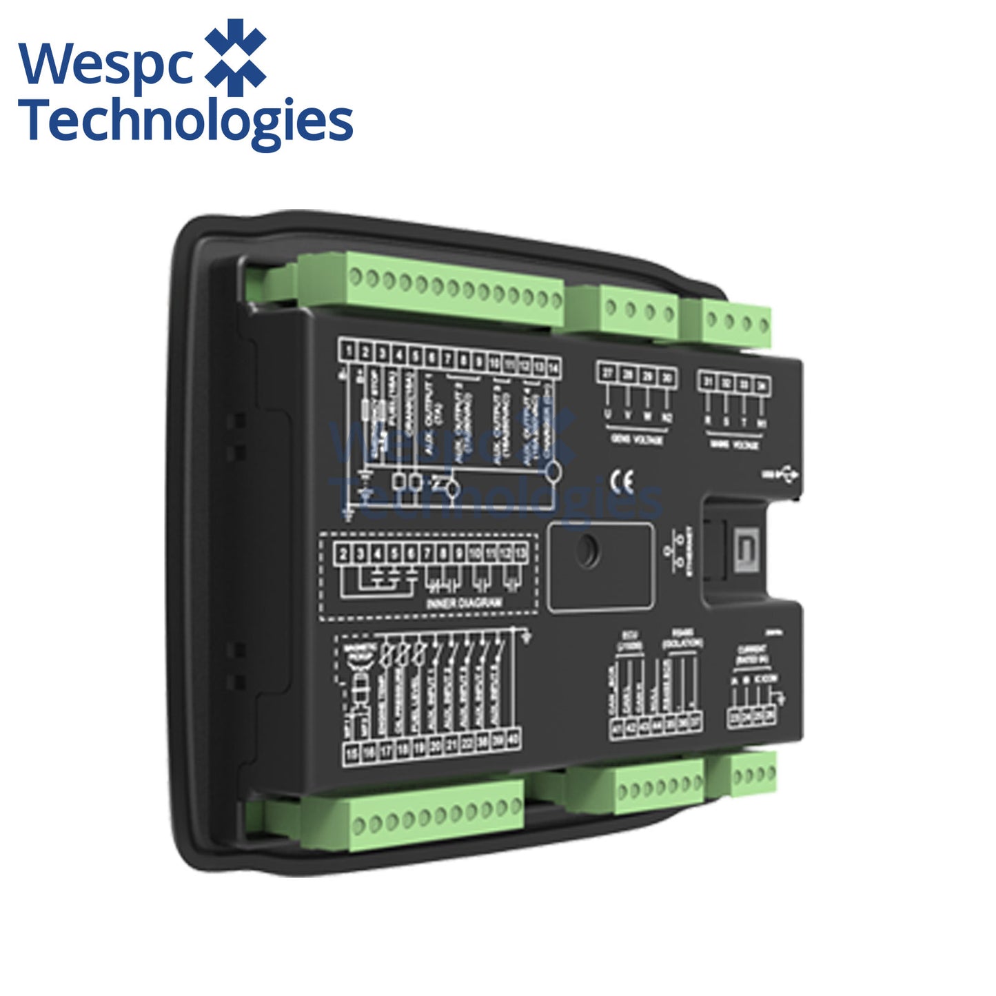 Original SmartGen HGM6120LT Automation Genset AMF Controller Remote Signal Control Panel