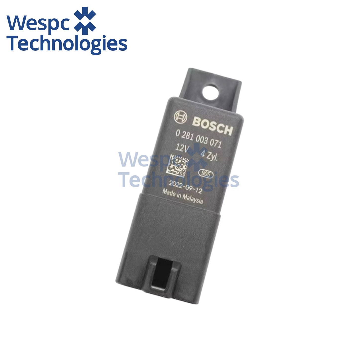Original Bosch 0281003071 Heavy Duty Glow Plug Relay 12V DC 70A SPST Normally Open Preheating Control Relay