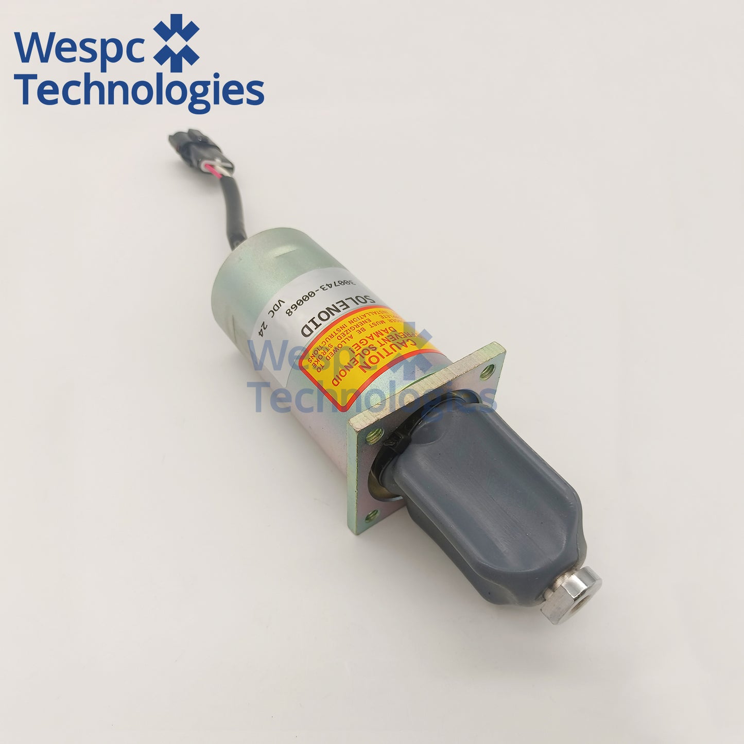 24V Shutdown Solenoid Valve 65.25900-6006A 300743-00068 For DAEWOO Doosan D1146T