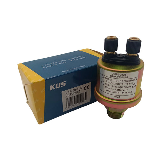 Original KUS JUP00026 Oil Pressure Sensor M18*1.5 Range 0-10 Bar M22×1.5 Extra Large Metric Thread Dual with Alarm