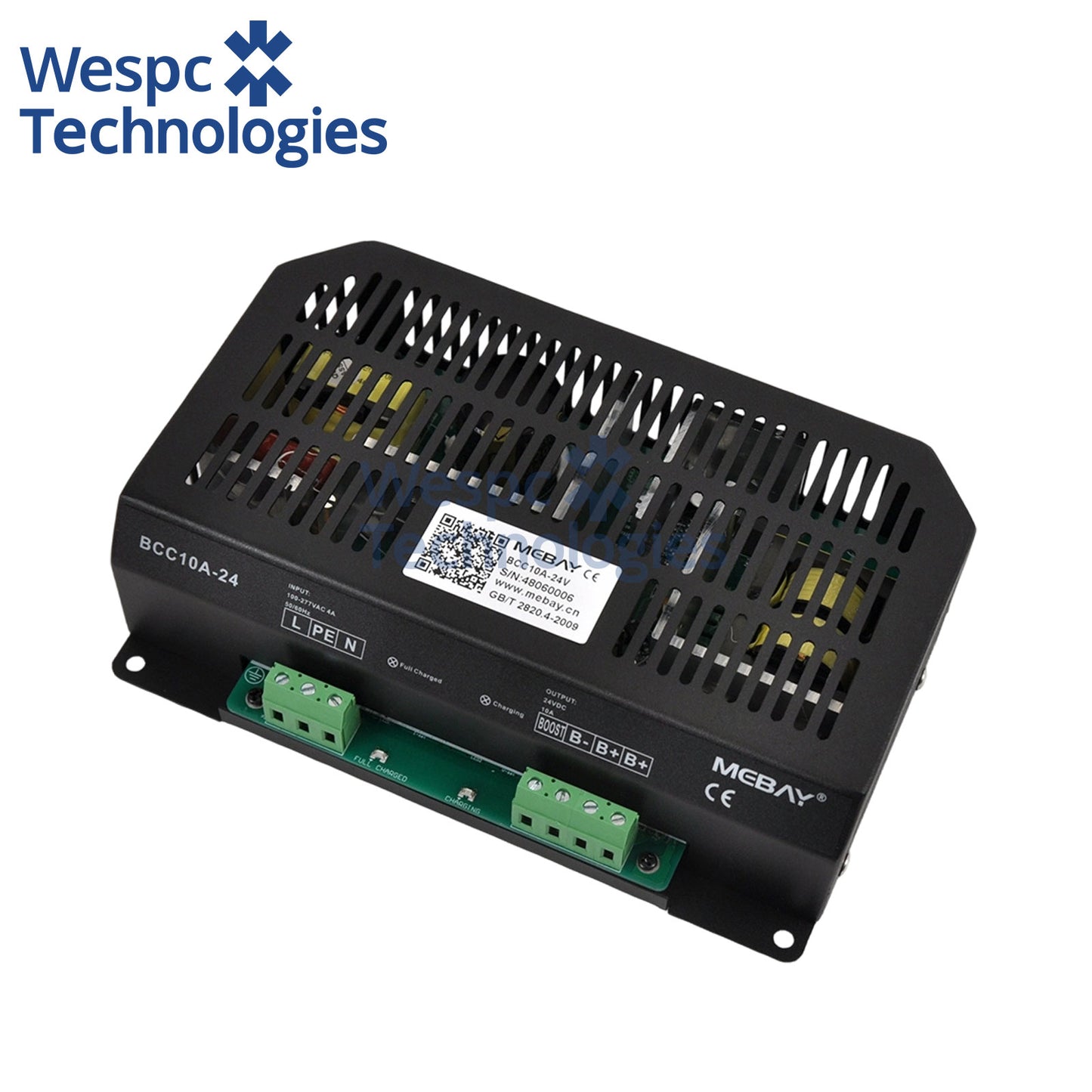 Original Mebay BCC10A-12 BCC10A-24 Intelligent Battery Charger 12V 24V 10A Three-Stage Float Charger