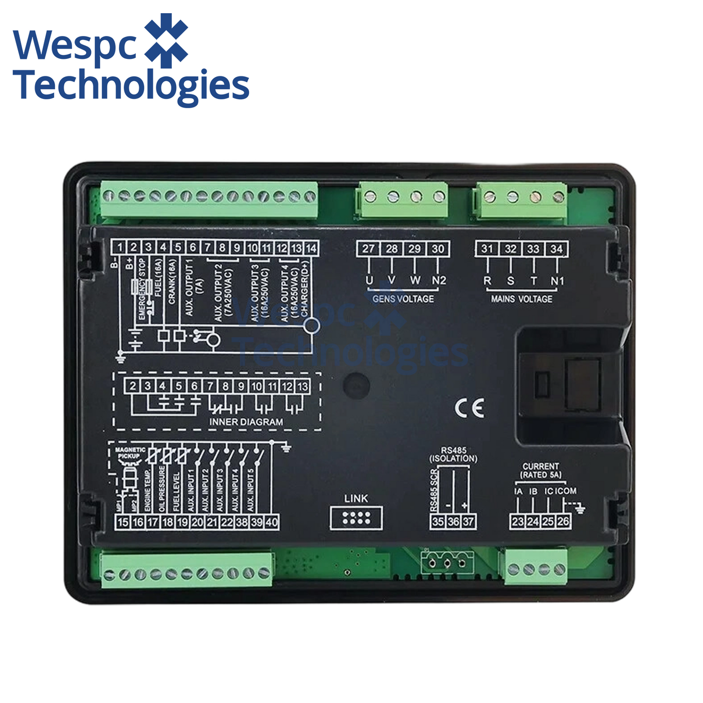 Generator Controller 6120U AMF Auto Start Stop Control Module ATS Generator part