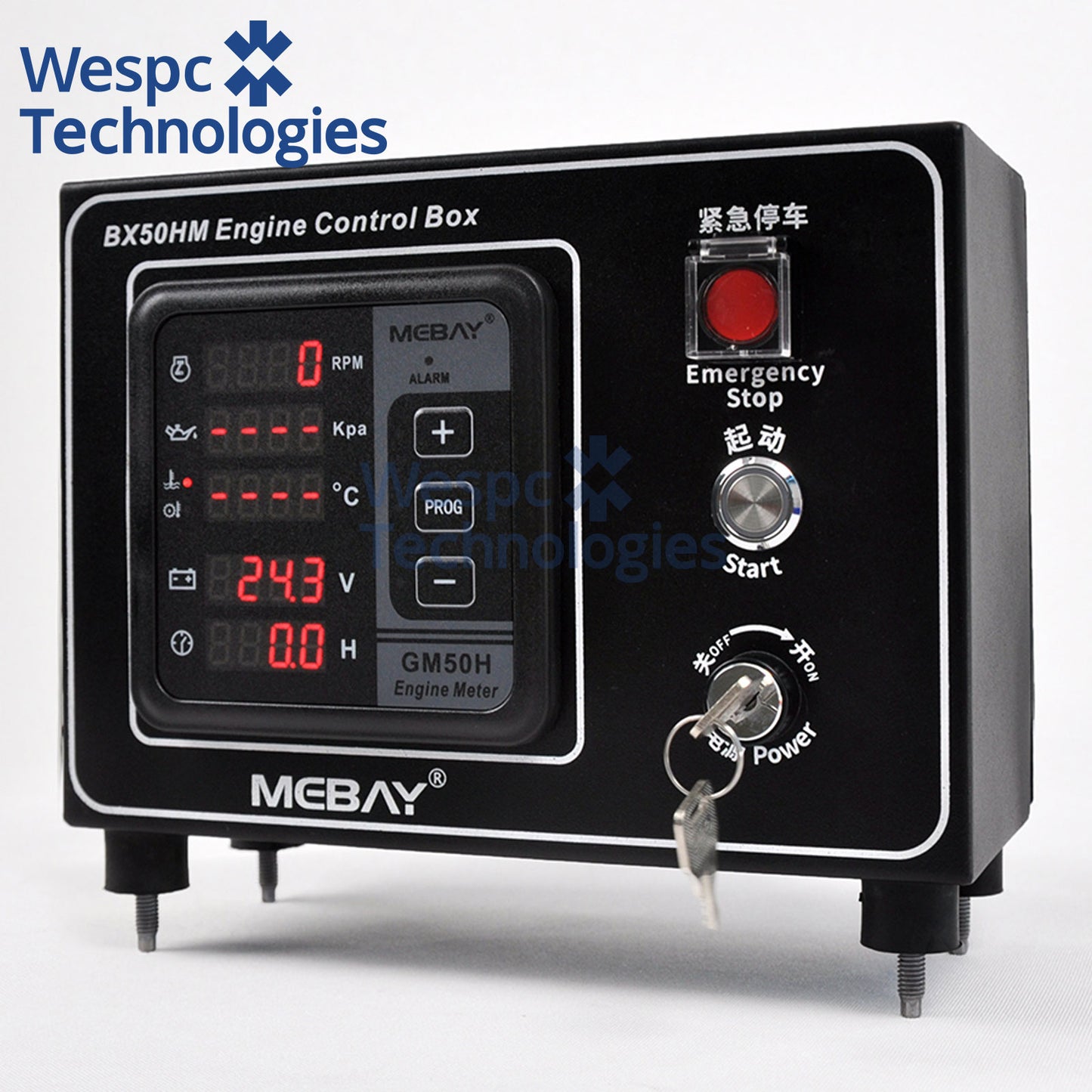 Original BX50HM MEBAY Diesel Engine Instrument Marine Engine Control Box