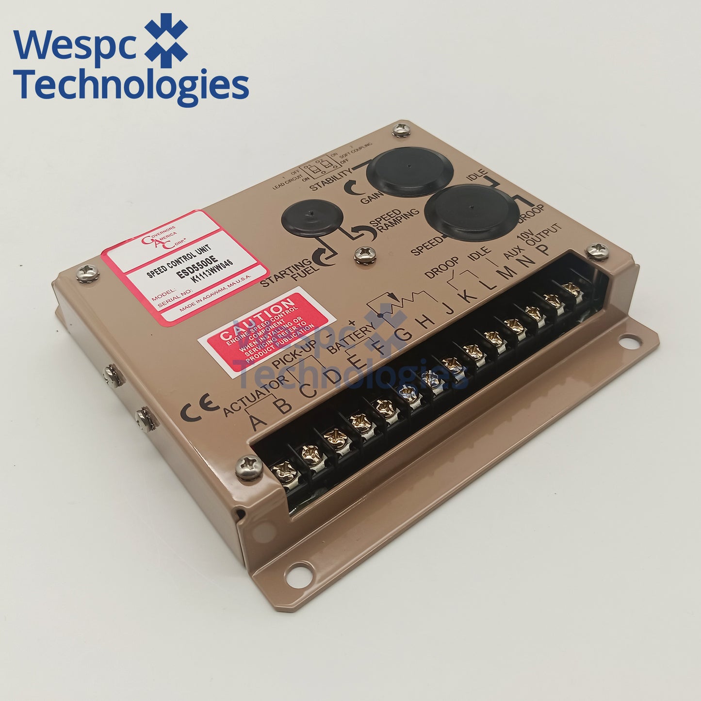 Original ESD5500E Speed Control  Electronic Engine Speed Controller Governor 12-24V DC for Diesel Generator