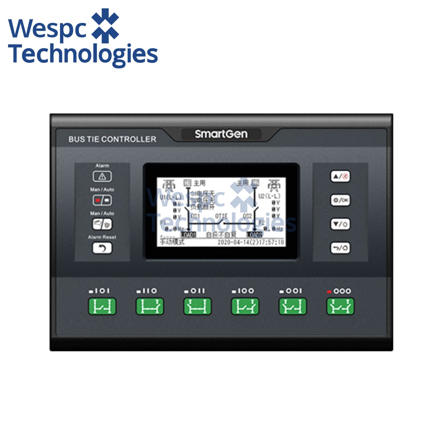 Original SmartGen HAT821 Dual Power Bus Tie Controller Intelligent Dual-Power Switchover Module