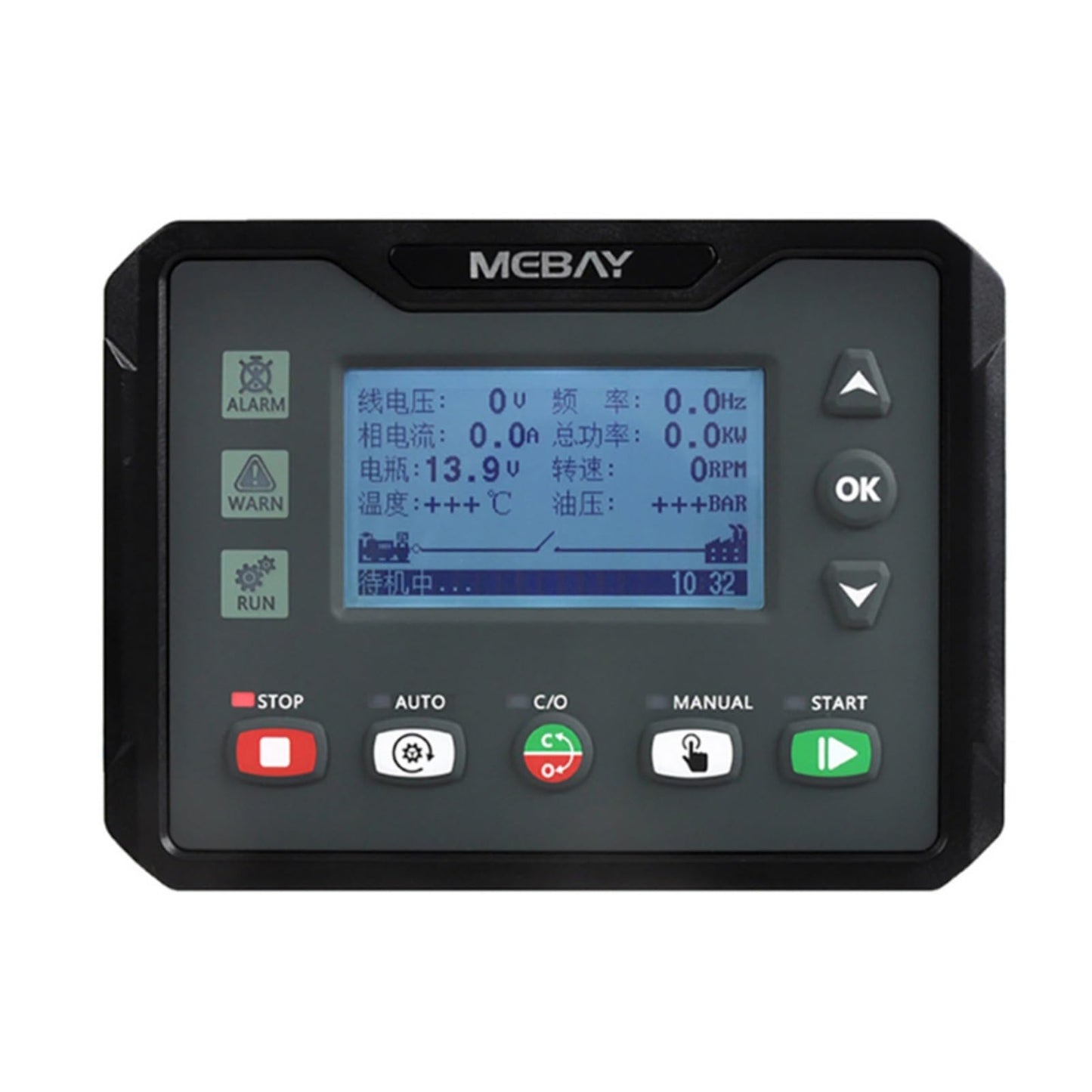 Original Mebay DC40CR RS485 Generator Controller Panel Generator Spare Parts